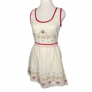 Dolls Point Embroidered Dress Boho Bohemian Western Unique Colorful AA8